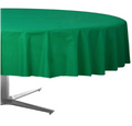 Amscan Plastic Tablecover, Round 84", Green - Case of 72