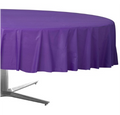 Amscan Plastic Tablecover, Round 84", New Purple - Case of 72