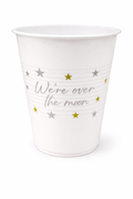 Amscan Over the Moon Plastic Tumblers, 18oz, 25ct - Case of 36