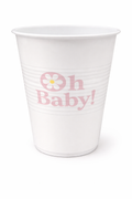 Amscan Oh Baby Plastic Cups, 18oz, 25 ct - Case of 36
