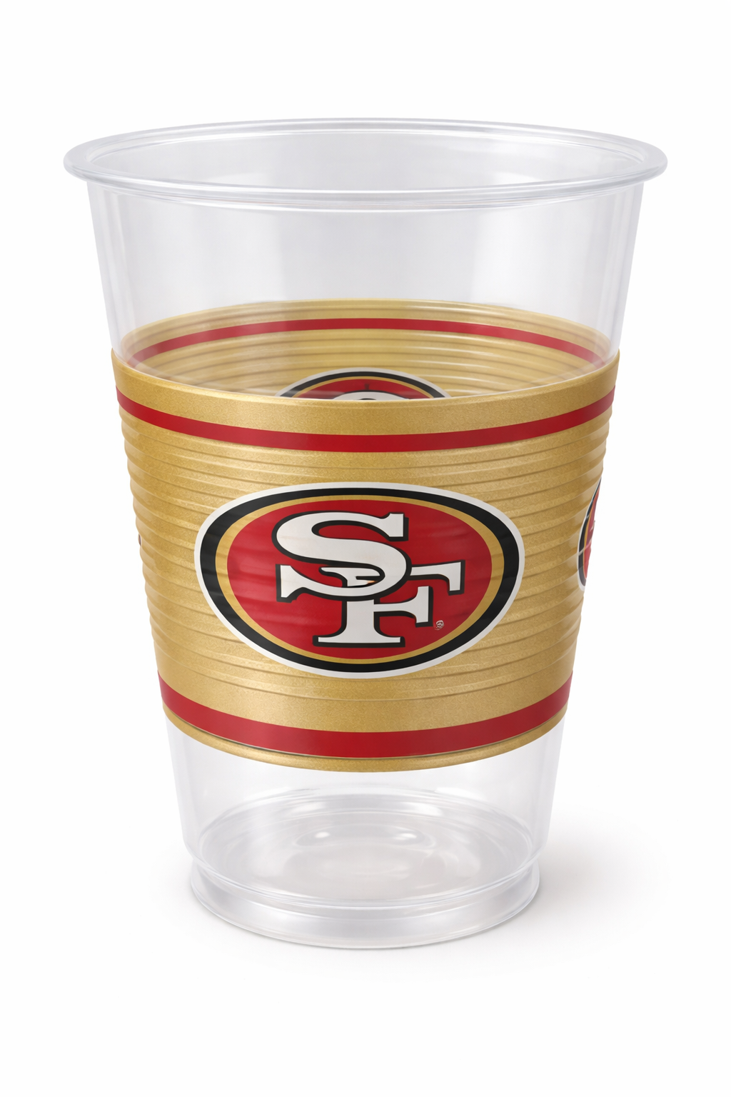 Amscan San Francisco 49ers Plastic Cups, 18 oz, 25ct - Case of 36